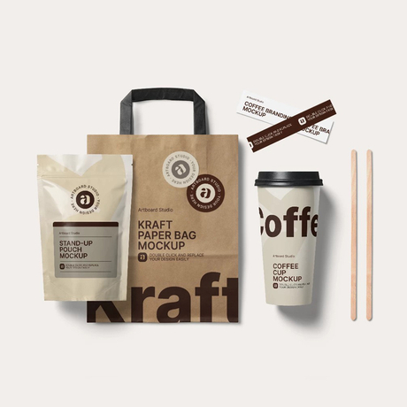 Cost Efficiency Packaging Pouch Printing Green Polyethylene Small Coffee Bags