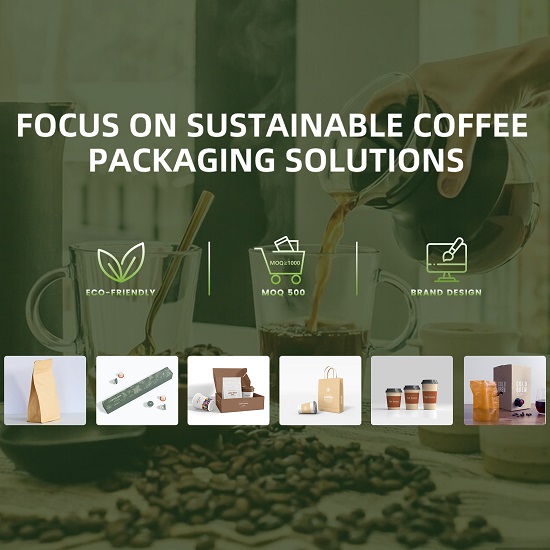 soluções sustentáveis ​​de embalagem de café