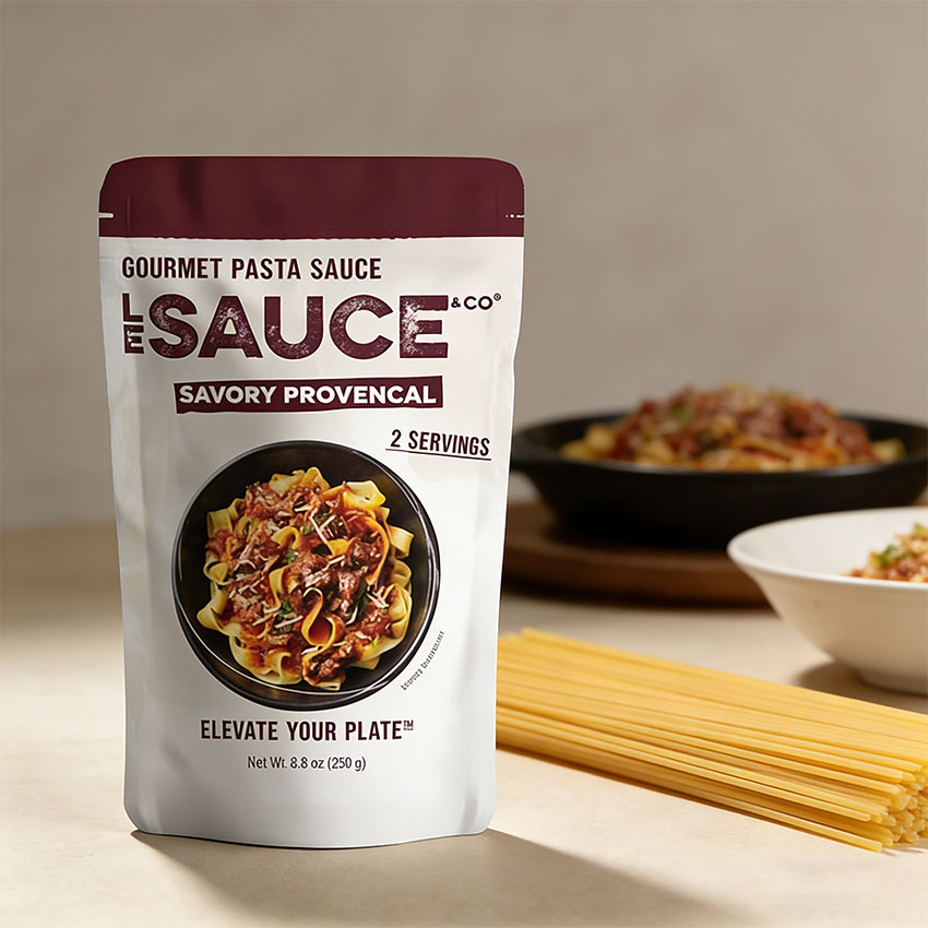 Custom Sauce Retort Pouch