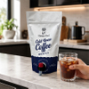 Cold Brew Coffee Beverage Pouch with Dispensing Valve