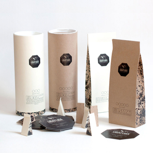 Eco-friendly Recyclable Custom Printed Kraft Paper Low MOQ Coffee Packaging