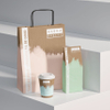 Kreativ tilpasset størrelse design miljøvennlig kaffeemballasje for levering