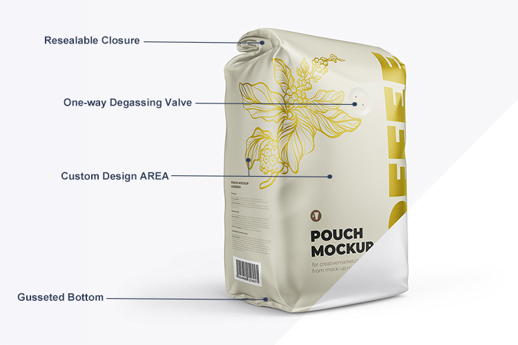 side gusset coffee bag