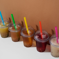 Disposable Compostable Cold Brew Coffee Cups with Lids