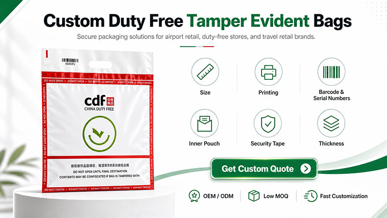 tamper evident security bags