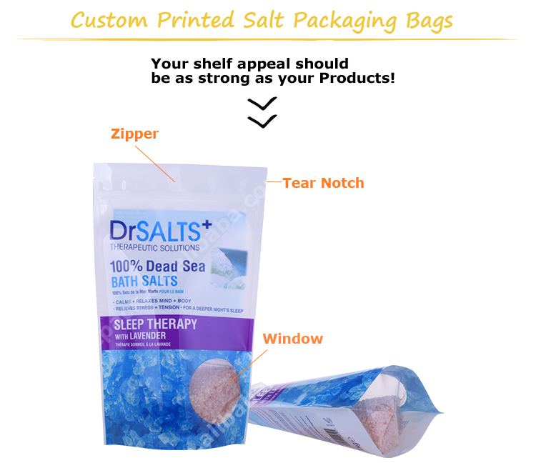 bath salt pouches