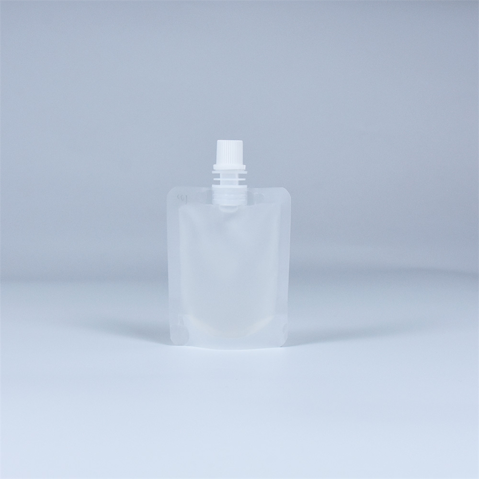 Recycelbarer transparent gesperrter Standup -Beutel für Flüssigkeit 150 ml