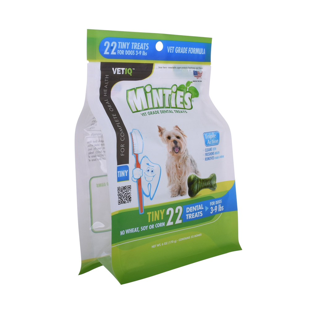 Bolsa de embalagem de cachorro/ gato de pano de fundo lateral de fundo liso