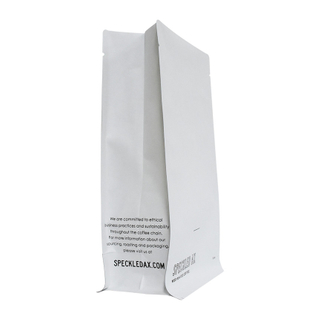 250g Export Standard Bio Degradable Coffee White Kraft Paper Bag