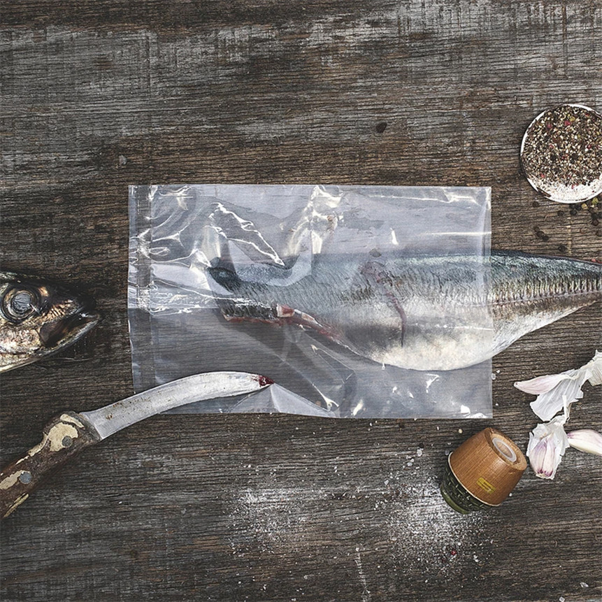 Cellophane Bags UK Biodegradable Smoked Salmon Vacuum Meat Packaging