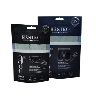 Pre Printed Bio Compostable Bra Garment Packaging Bags For Clothing