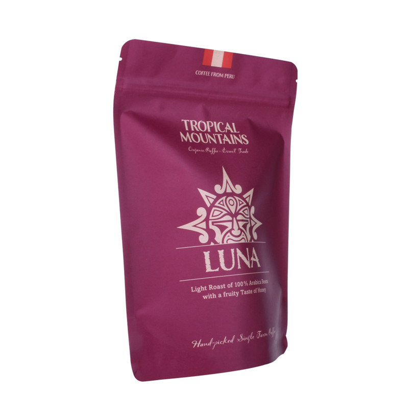 Custom Brand Printing Heat Seal Coffee Bean Doy Bags With Logo