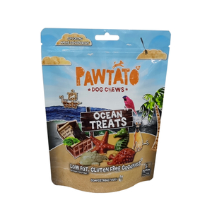 Eco-friendly 100% Compostable Pet Food Packaging Biodegradable Dog Treats Bags