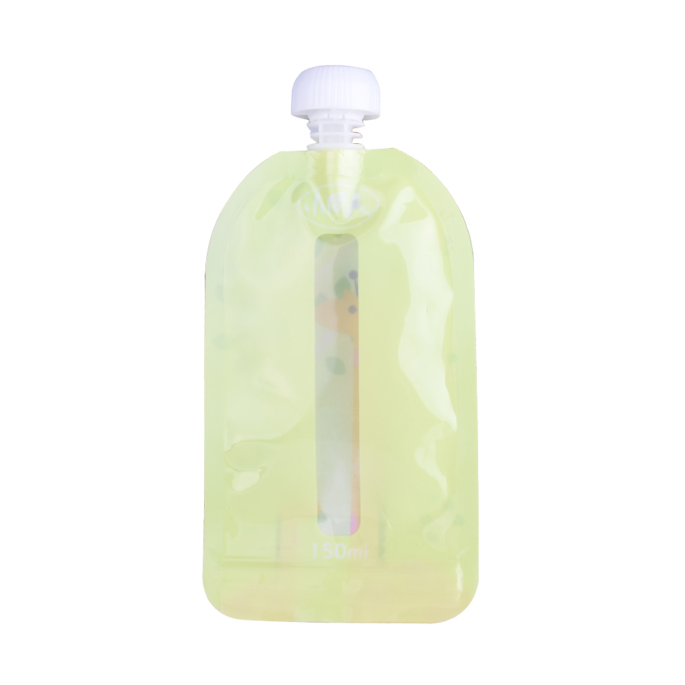 500ml Laminated Plastic Juice Jelly Liquid Bag Aluminum Foil Stand Pouch With Spout