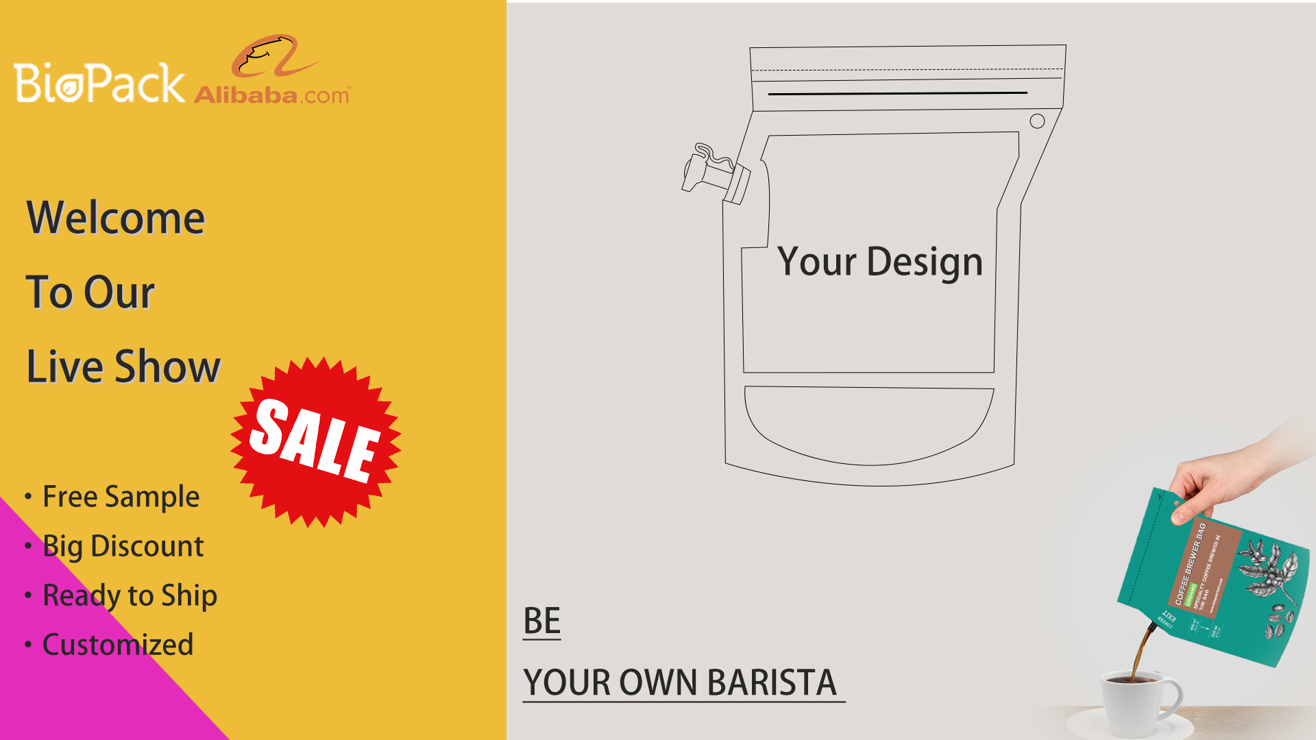 Biopack is a China factory that specializes in the production and sales of flexible packaging bags การแสดงออนไลน์ชีวภาพ