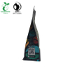 Custom matt printing wholesale decompose cornstarch bag for coffee packing with zipper and valve from China