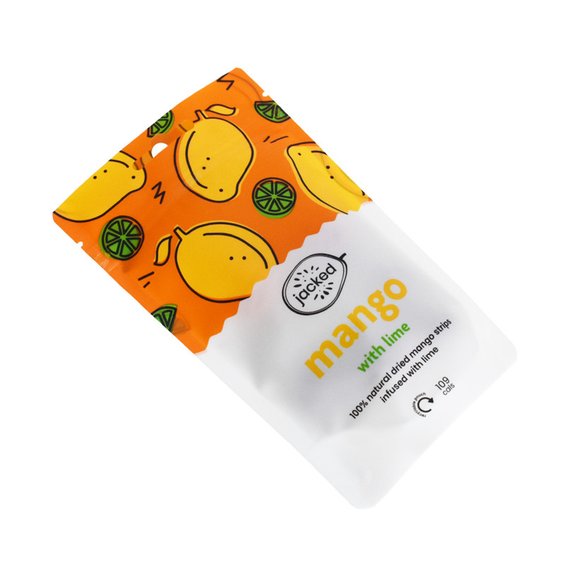 Euro Hanging Hole Mango Dried Fruit Eco Friendly Stand Up Pouches