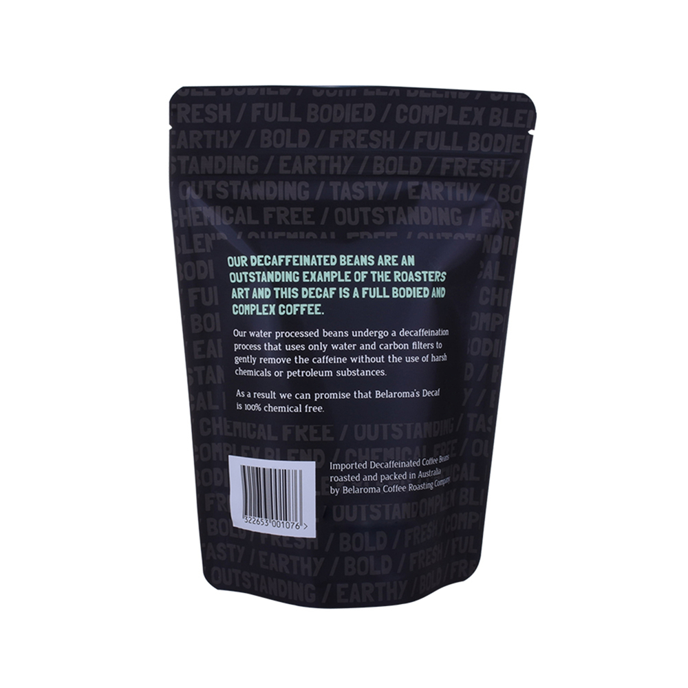 Compostable Biodegradable PLA Zipper Plastic Stand Up Coffee Packaging Bags