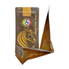 Eco-Friendly Resealable Coffee Pouch Flat Bottom Bag Customized Design Food Packaging