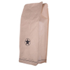 Double Zipper Offset Printing Rough Matte Kraft Paper Coffee Pouch Tear Notch