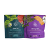 Eco Quad Seal Bag For Snack Packaging Paper Ziplock Bags