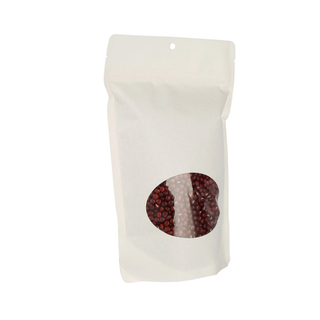 Reusable Window White Stand Up Pouch Bags