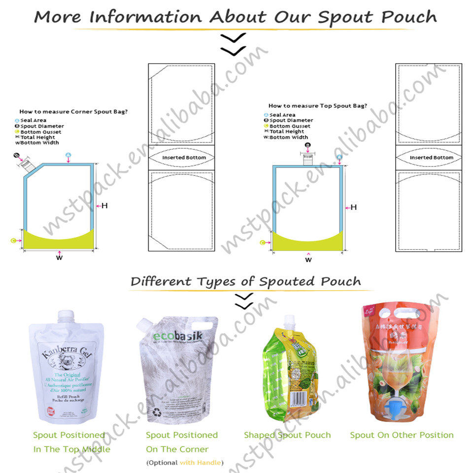 plastic juice pouch from China manufacturer Biopacktech Co.,Ltd