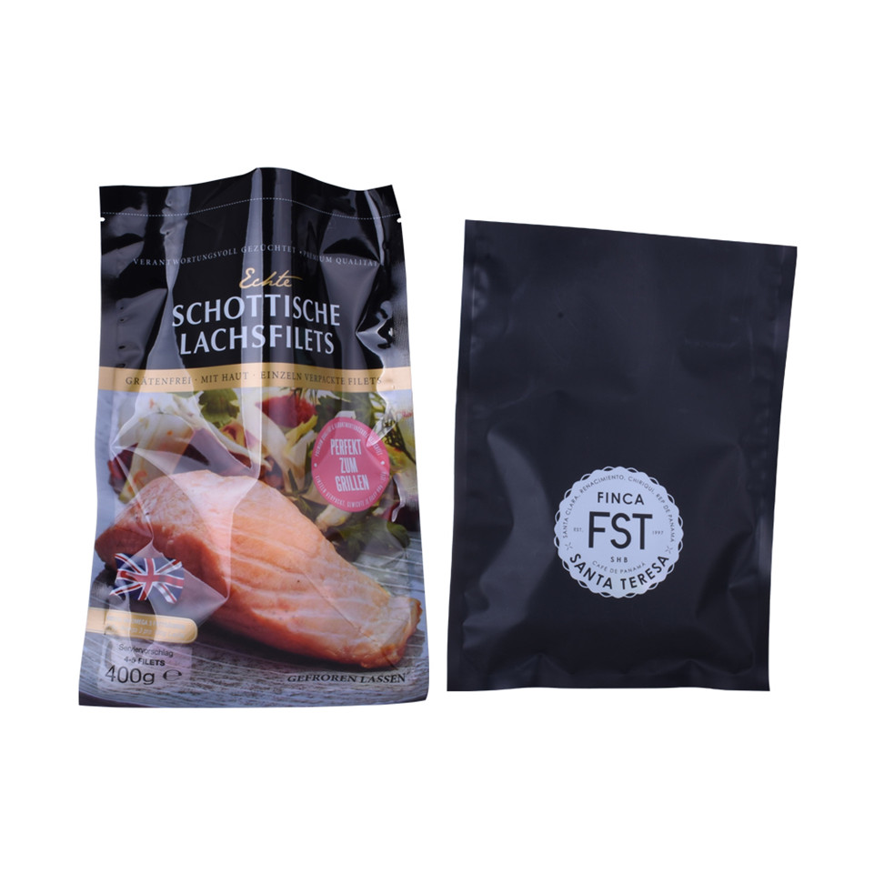 Food Contact Matt Effect Compostable Biodegradable Recyclable Material Vacuum Seal Bag Recyclable