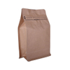 Offset Printing Custom Logo Natural Paper Zipper Bag for Clothes