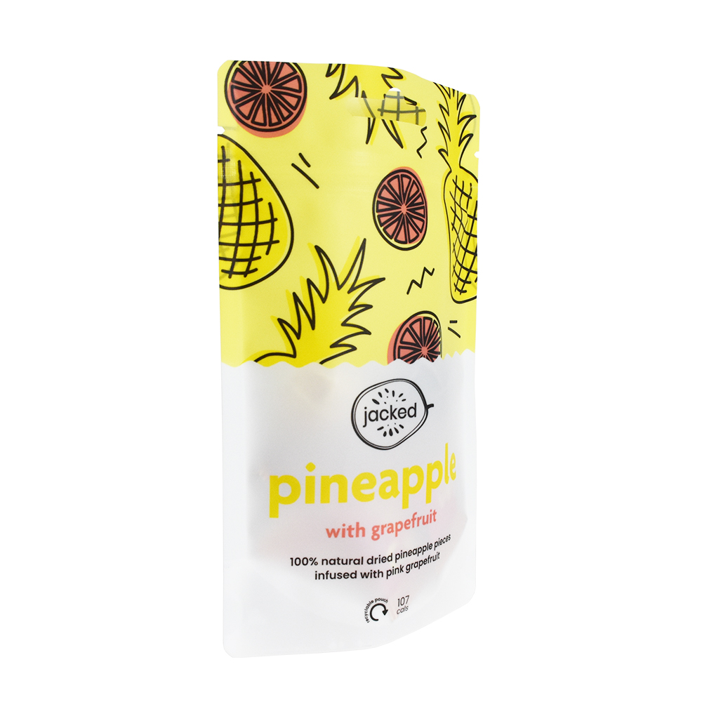 Customized Full Printing UK PCR 30% Recycled 100% Recyclable Dry Fruit Packaging Bags 