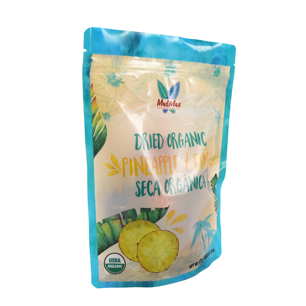 PCR Recycled Food Grade Dried Fruits Packaging Bags with Resealable Zipper