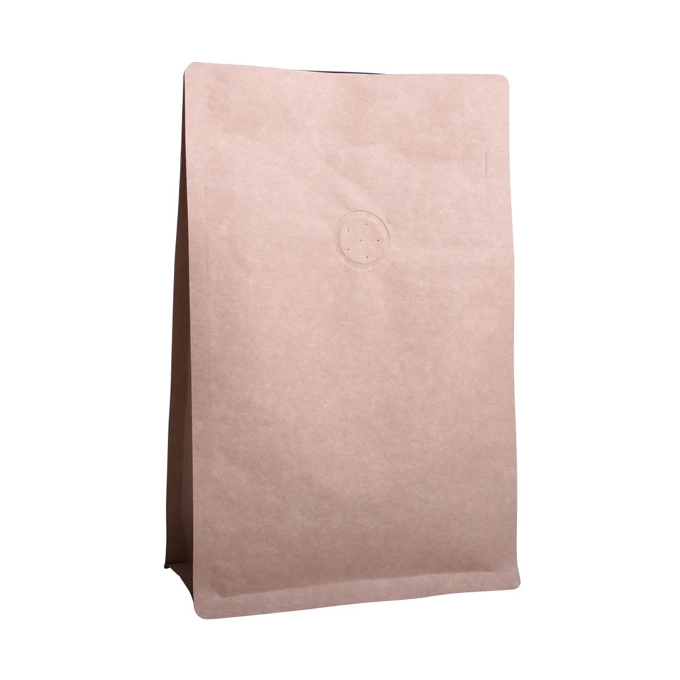 Bán lẻ vòng đáy bằng nhôm giấy krraft papure pouches notch