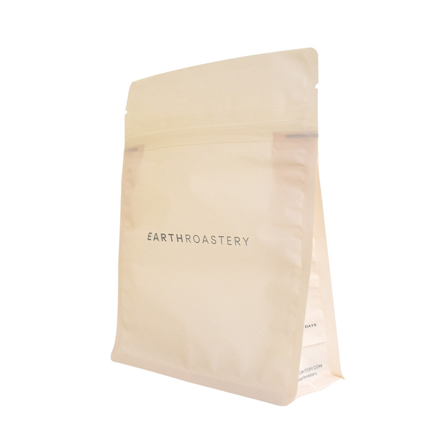 New Design Recycled Snack Packaging Bags Resealable Kraft Pouches Choclate