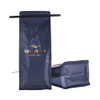 Eco-friendly Tin Tie Packaging 100% Biodegradable Flat Bottom Coffee Bag with Valve