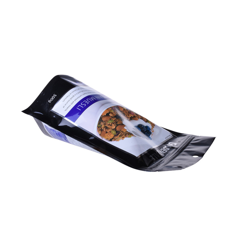 Recyclable Bulk Snack Flexible Packaging Bags with Tear Off Zip