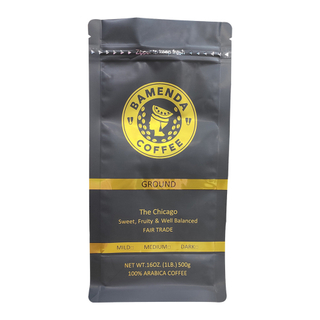zip lock matte Finish box pouches 250g coffee bags sealing coffee bags