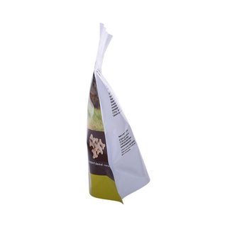 Recycle Paper Resealable Bags for Food Kraft