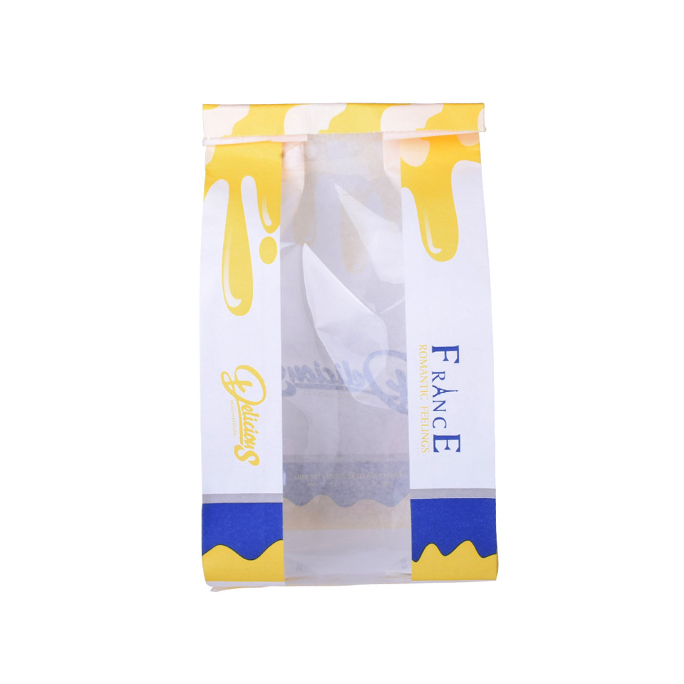 Custom Design Wholesale Laminated Material Zipper Biodegradable Bread Bag