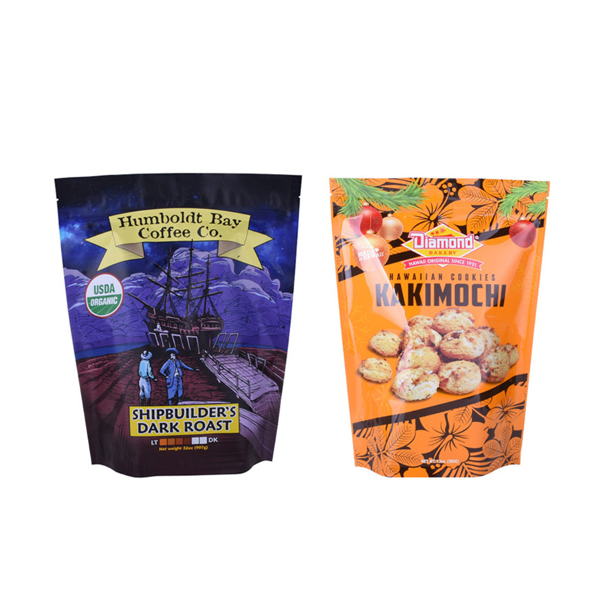Plastic Moistureproof U Bottom Seal With Tin Tie Eco Friendly Packaging Supplier