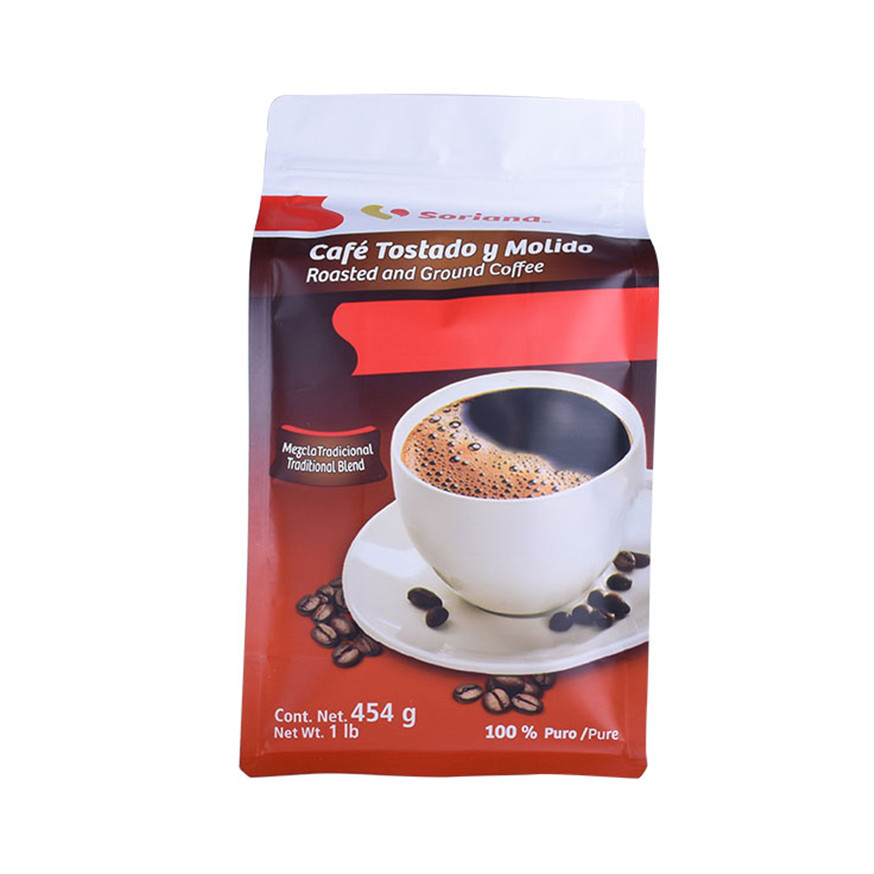 Coffee Pouch Packaging Spot Gloss With Matte
