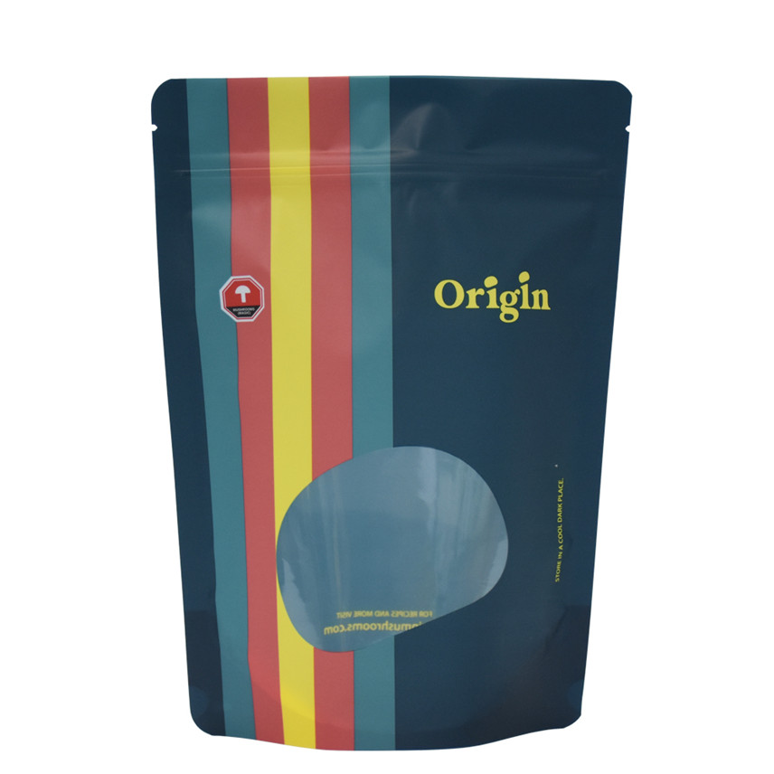 Zipper UV Spot Oatmeal smoothie Bag