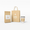 Eco Friendly Custom Branded Food Takeaway Packaging for Coffee