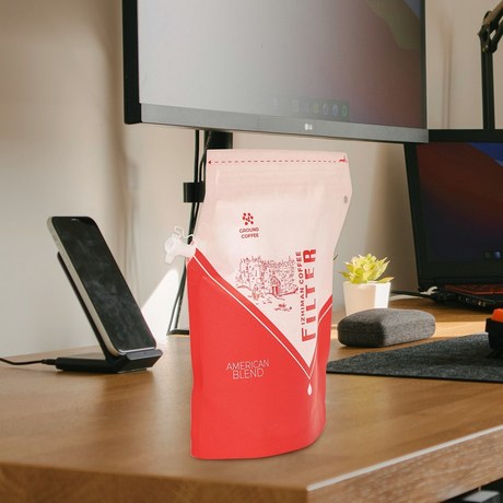 Portable Coffee Maker Stand Up Spout Pouch Coffee Brewing Bags for Camping Backpacking Traveling