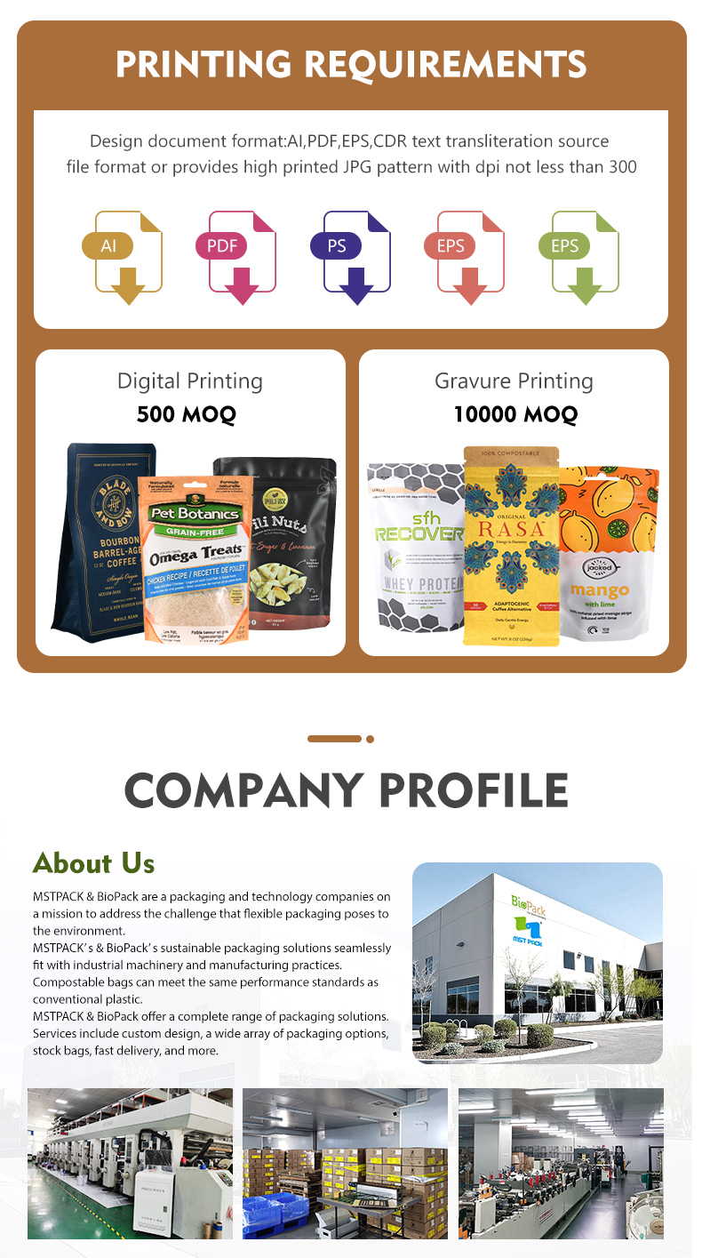 custom recyclable snack bar packaging design