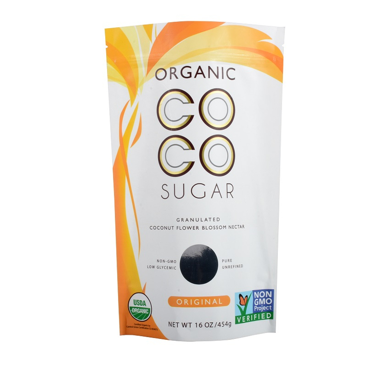 Food Grade Airtight Standing Up 16oz Bio Compostable Bags for Organic Superfoods