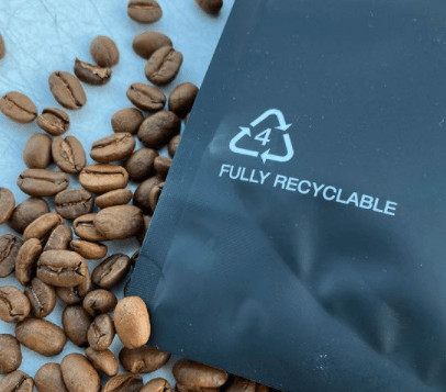 bolsas de café recicláveis
