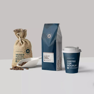 Recyclable Beautiful Coffee Packaging Personalized Branding Coffee Roaster Packaging