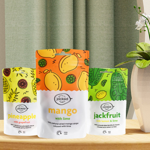 Digitally Printed Resealable Stand Up Fruit Snack Bag​for Freeze Dried Fruits