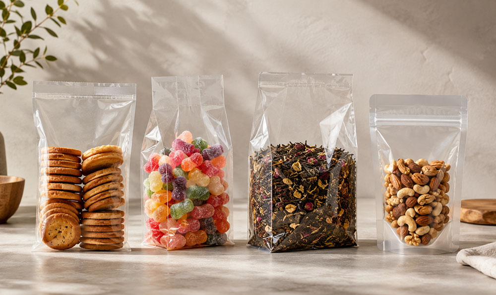 clear food bags