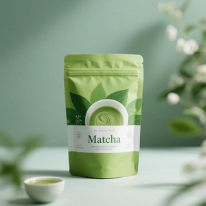 Kemasan Netral Karbon Ditem Recyclable Terbaik Kantong Teh Matcha